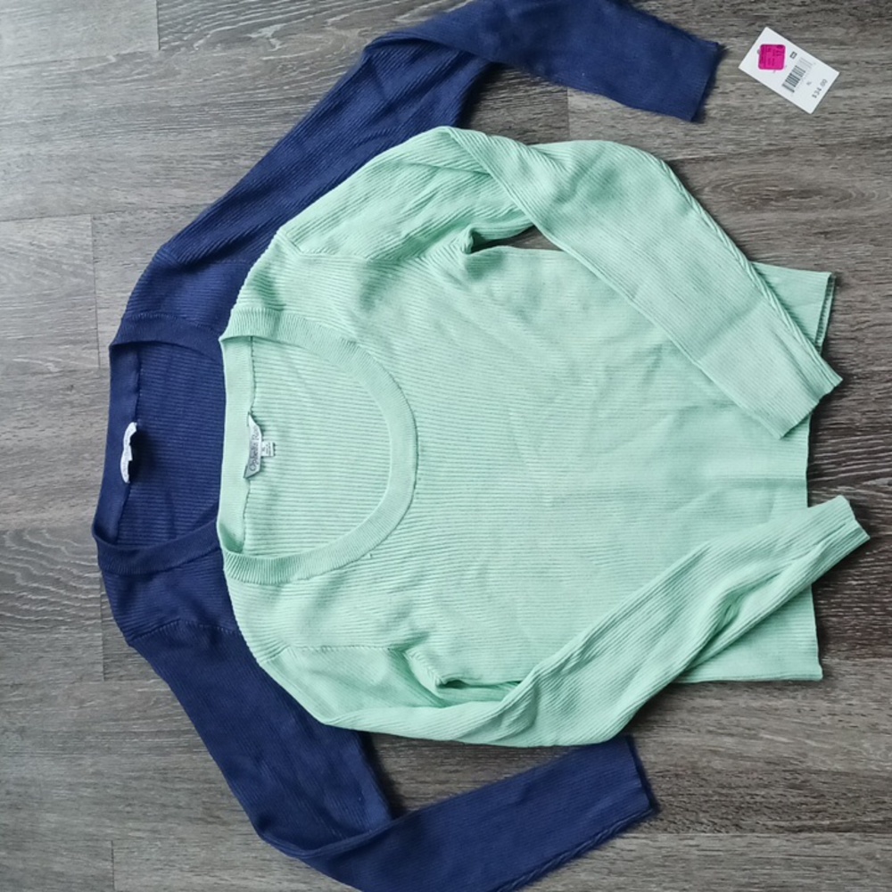 Ophelia Roe sweaters, lot of 2